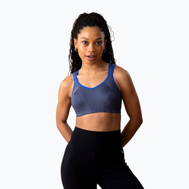 Reggiseno da allenamento Shock Absorber Active Multi blu/grigio scuro 3