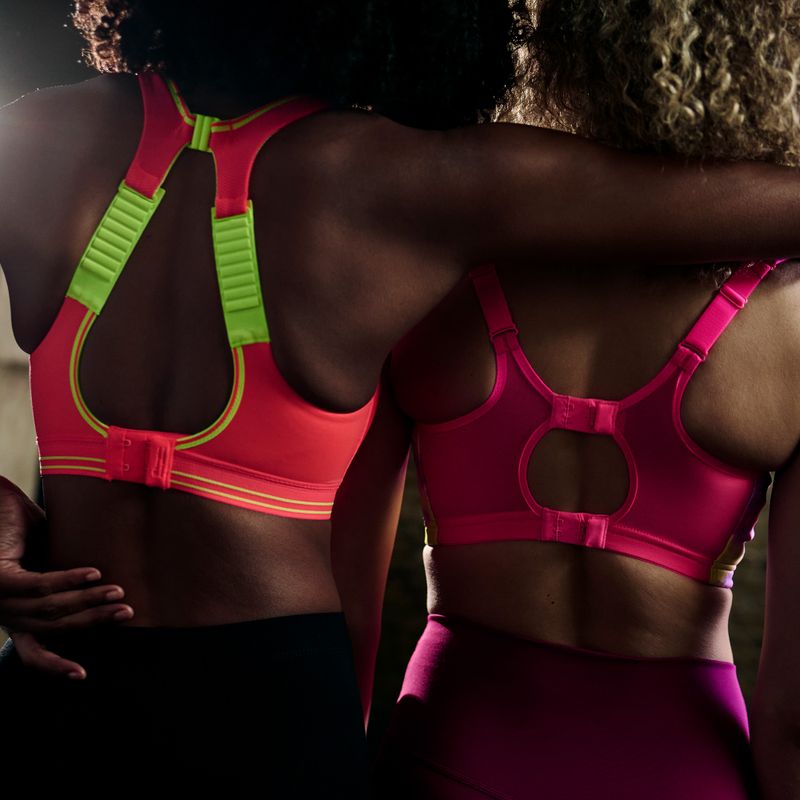 Shock Absorber Ultimate Run Bra fluor rosso 8