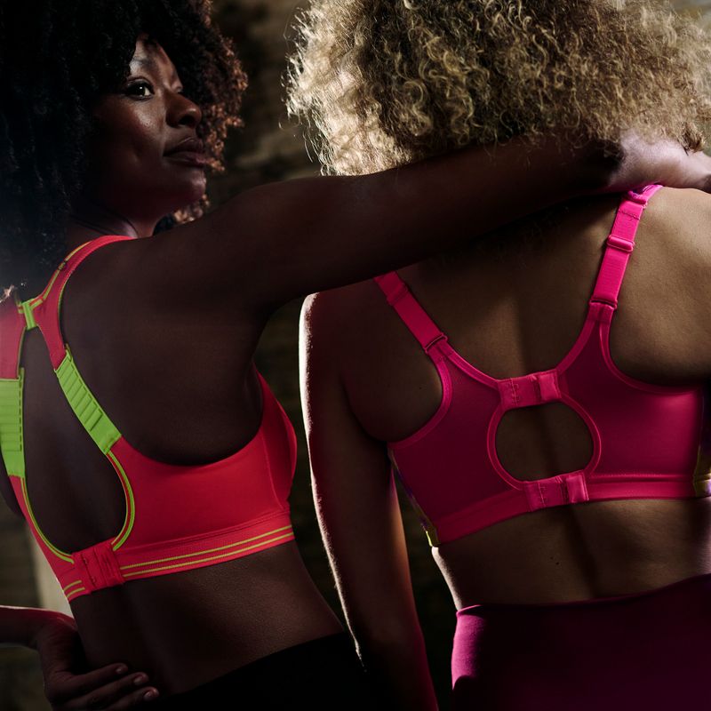 Shock Absorber Ultimate Run Bra fluor rosso 9