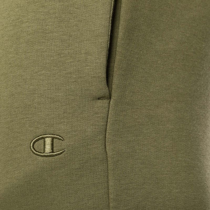 Pantaloni da uomo Champion Rochester Rib Cuff verde scuro 3
