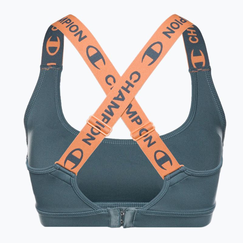 Reggiseno fitness Champion Legacy grigio scuro 2
