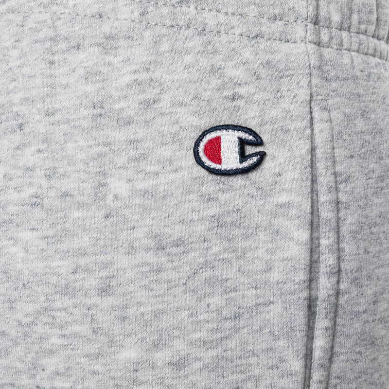 Pantaloni da bambino grigi Champion Legacy con polsino a costine 4