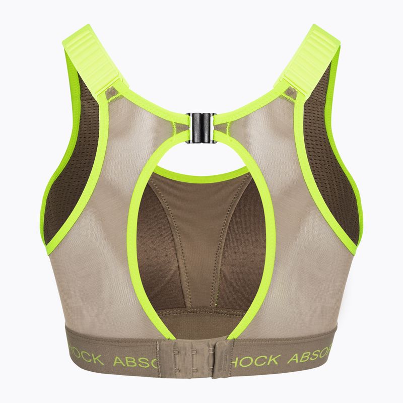 Shock Absorber Ultimate Run Bra imbottito grigio/limone 2