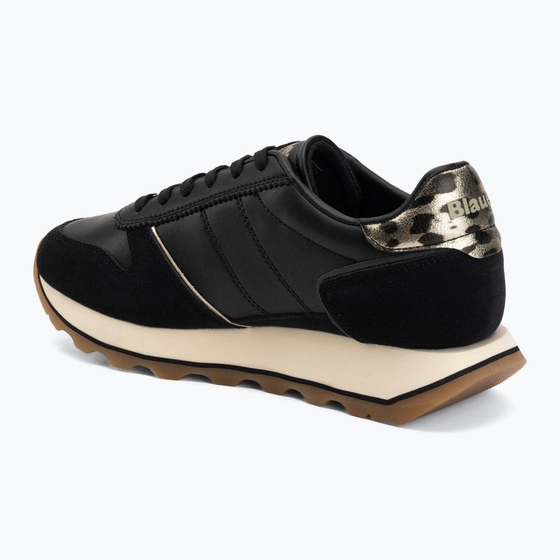 Scarpe da donna Blauer USA F6MILLS01 black/leopard 3