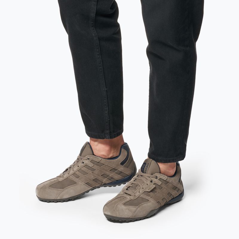 Geox Snake scarpe da uomo tortora 15