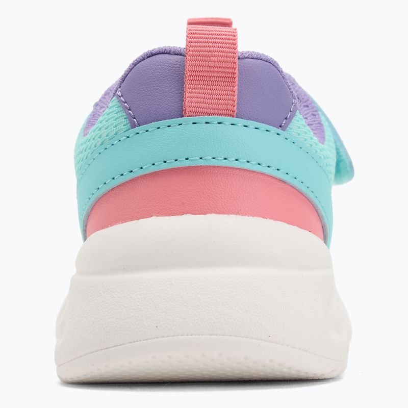 Scarpe Geox Loftus verde mare/lilla per bambini 6