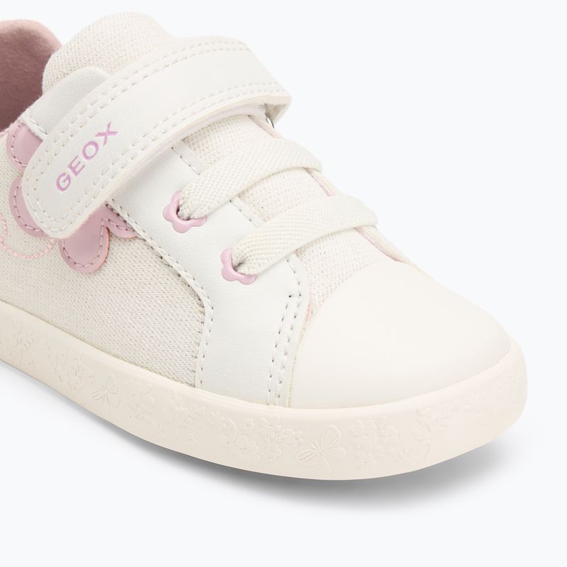 Scarpe Geox Gisli bianche per bambini 7