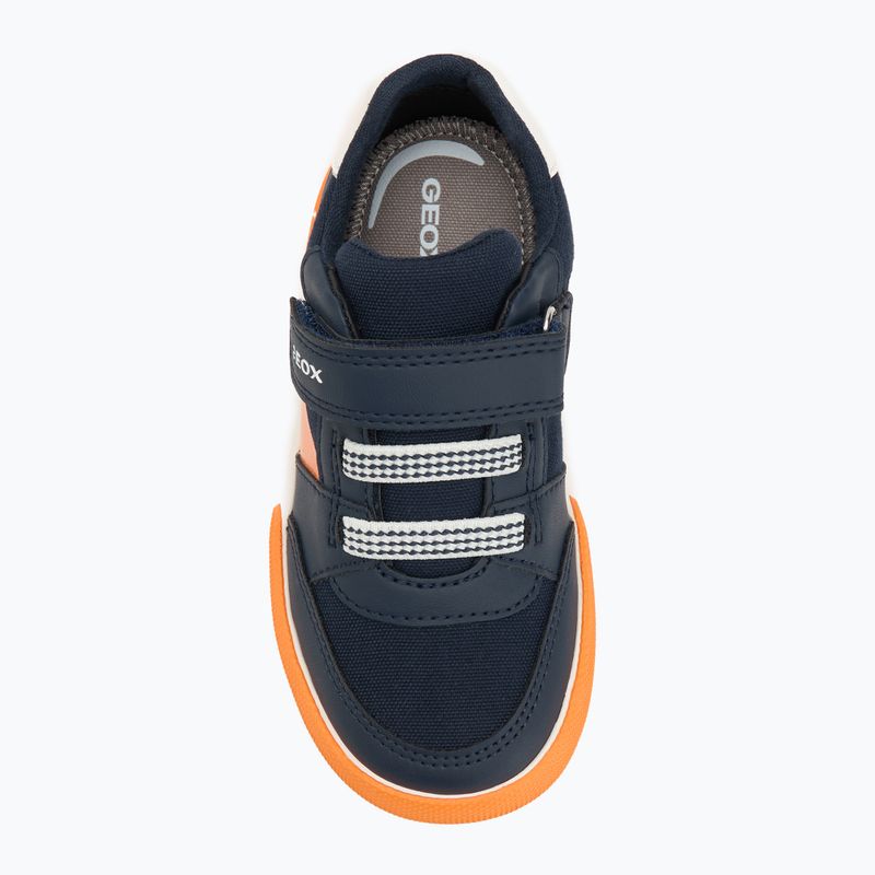 Geox Gisli navy/arancio scarpe per bambini 5