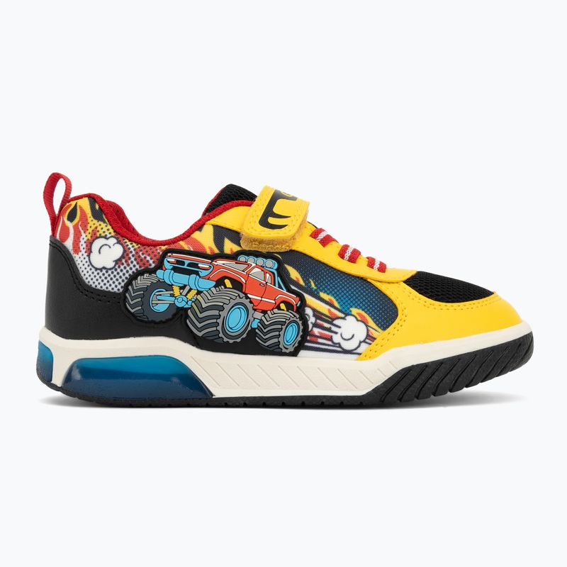 Geox Inek scarpe da bambino giallo/rosso 2