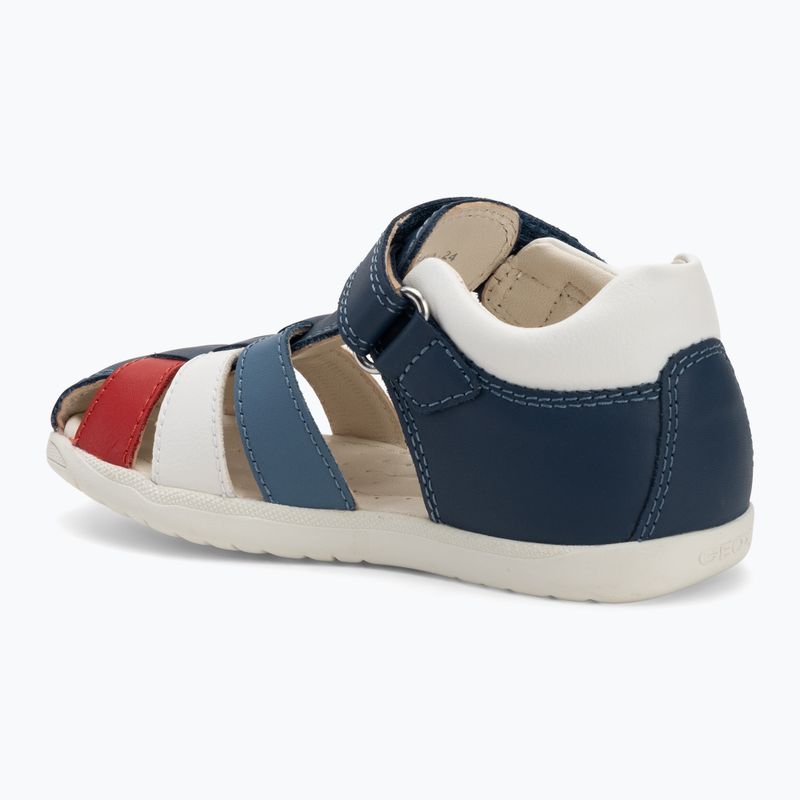 Geox Macchia avio/bianco sandali per bambini 3