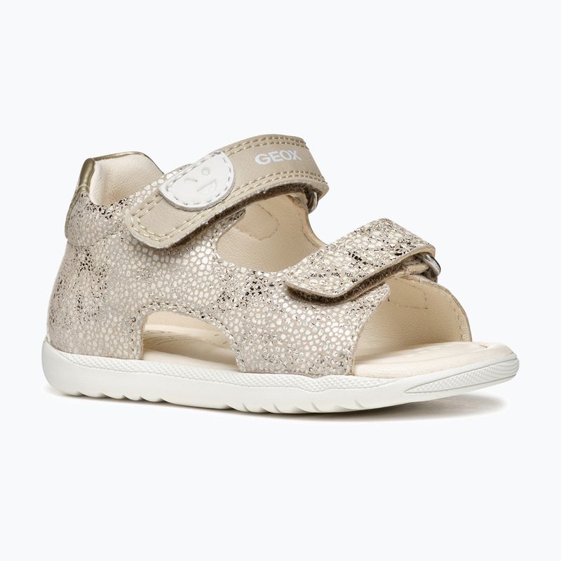 Geox Macchia sandali per bambini bianco/oro 8
