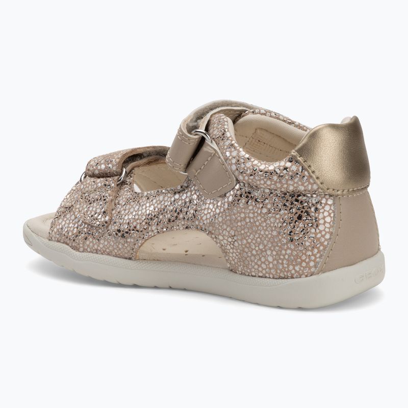 Geox Macchia sandali per bambini bianco/oro 3