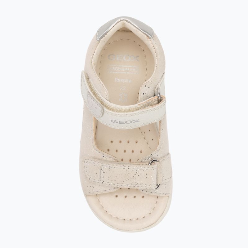 Geox Macchia sandali per bambini bianco/argento 5
