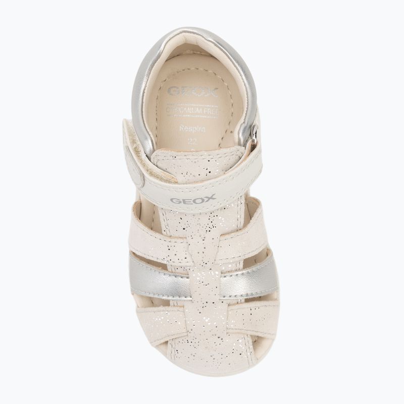 Geox Macchia sandali per bambini bianco/argento 6