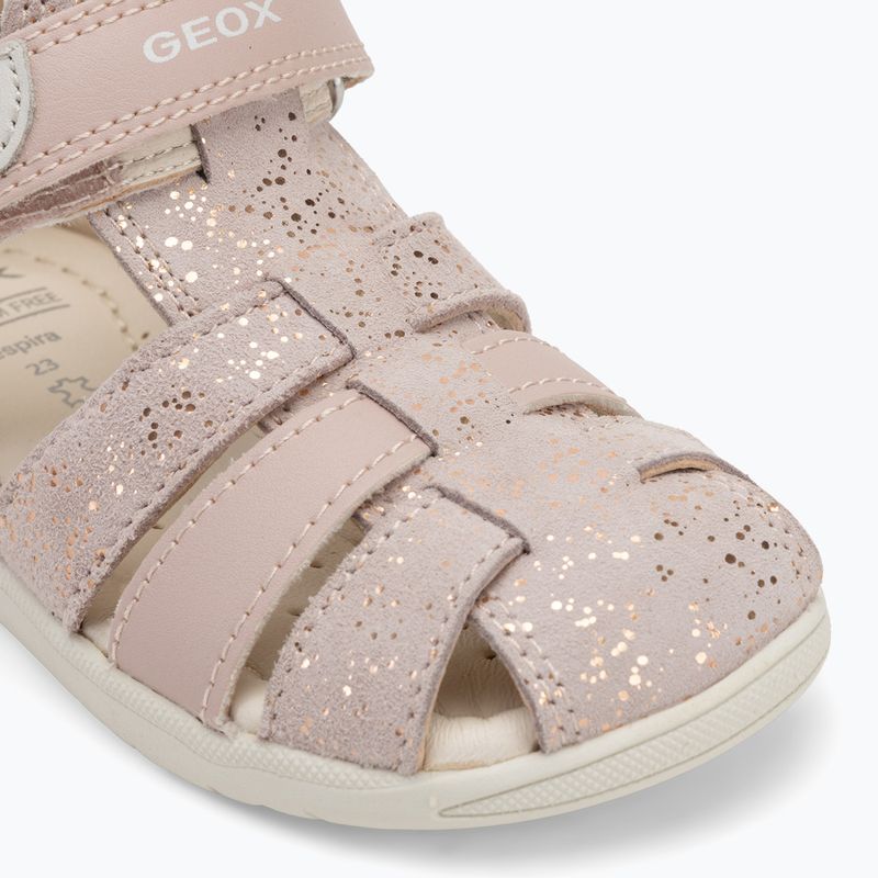 Sandali Geox Macchia rosa/bianco per bambini 7