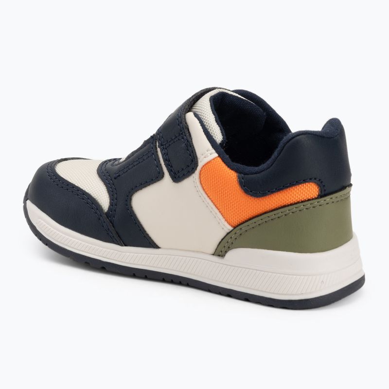 Geox Rishon, scarpe da bambino blu/arancio chiaro 3