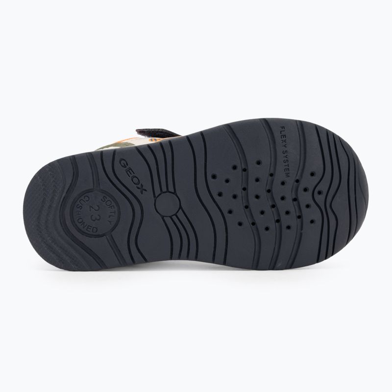 Geox Rishon, scarpe da bambino blu/arancio chiaro 4