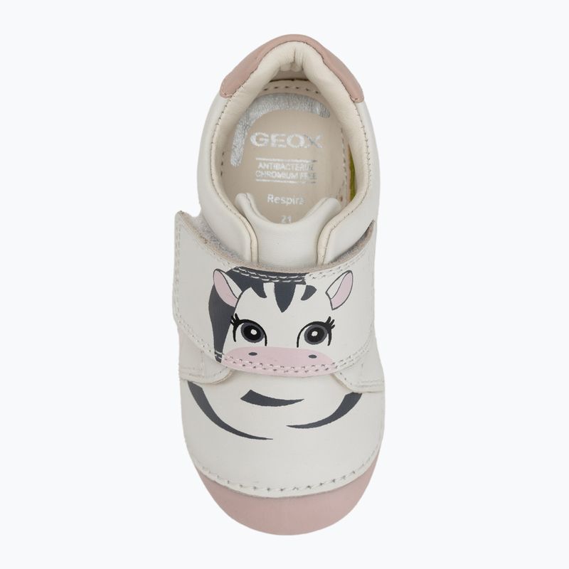 Geox Tutim bianco/rosa scarpe da bambino 5