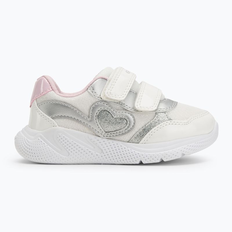 Scarpe da bambino Geox Sprintye bianco/argento 2