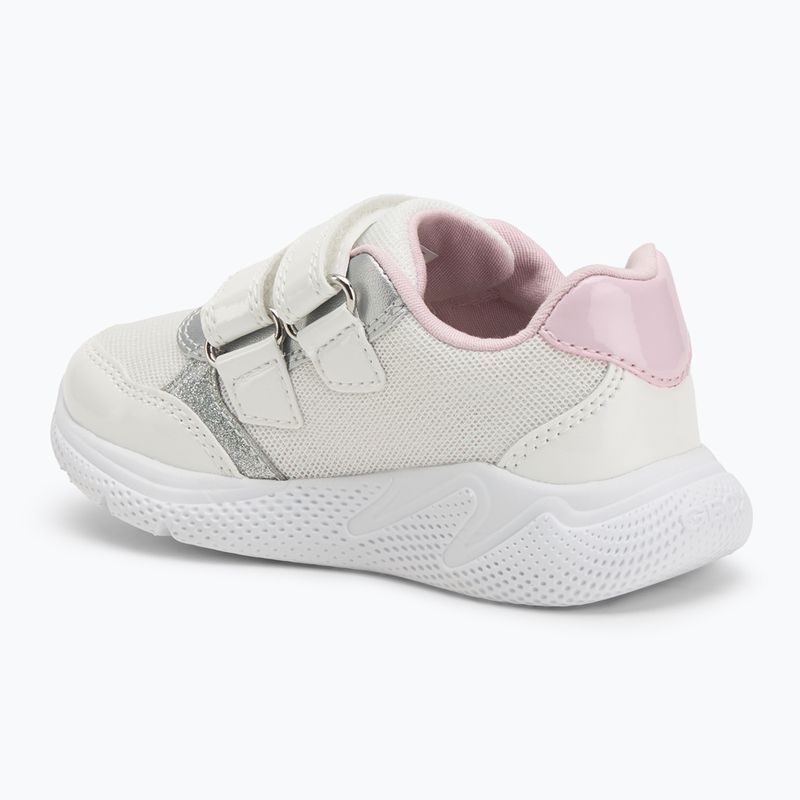 Scarpe da bambino Geox Sprintye bianco/argento 3