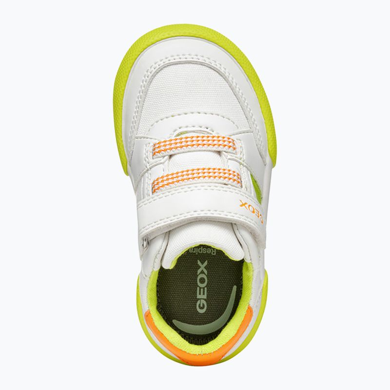 Geox Gisli scarpe da bambino bianco/verde fluo 14