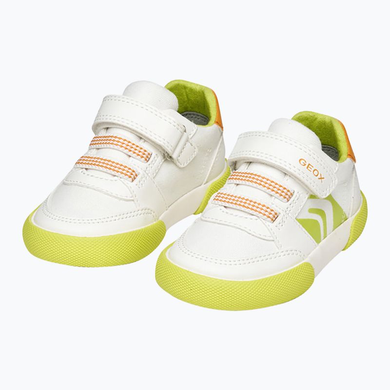 Geox Gisli scarpe da bambino bianco/verde fluo 15