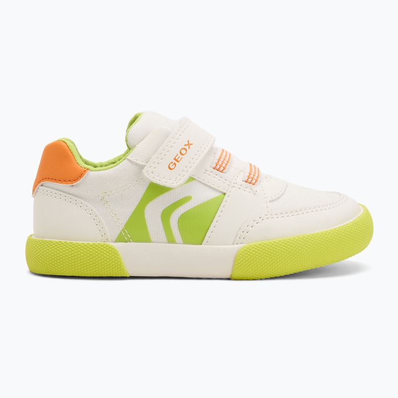 Geox Gisli scarpe da bambino bianco/verde fluo 2