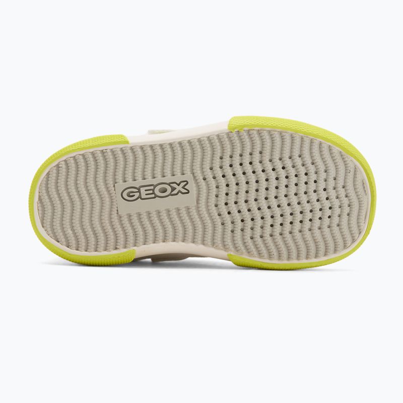 Geox Gisli scarpe da bambino bianco/verde fluo 4