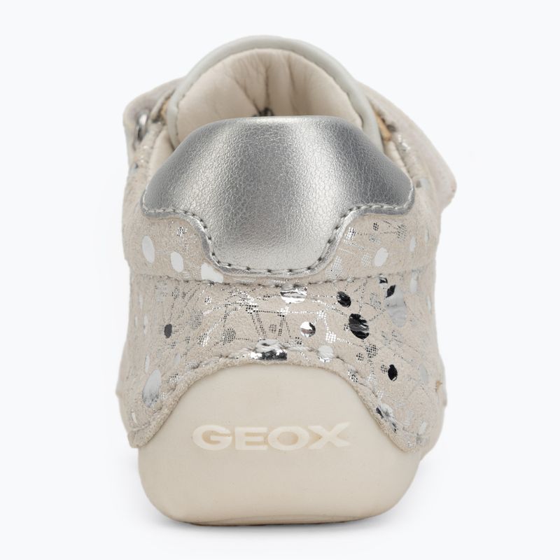 Geox Tutim bianco/argento scarpe da bambino 6