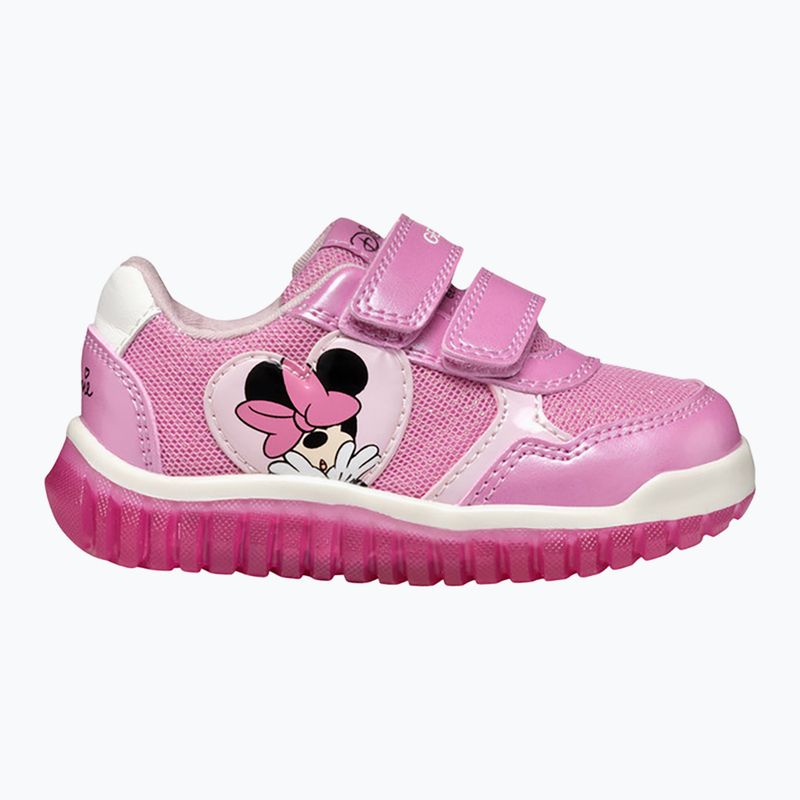 Scarpe Geox Lightyloo rosa scuro per bambini 9