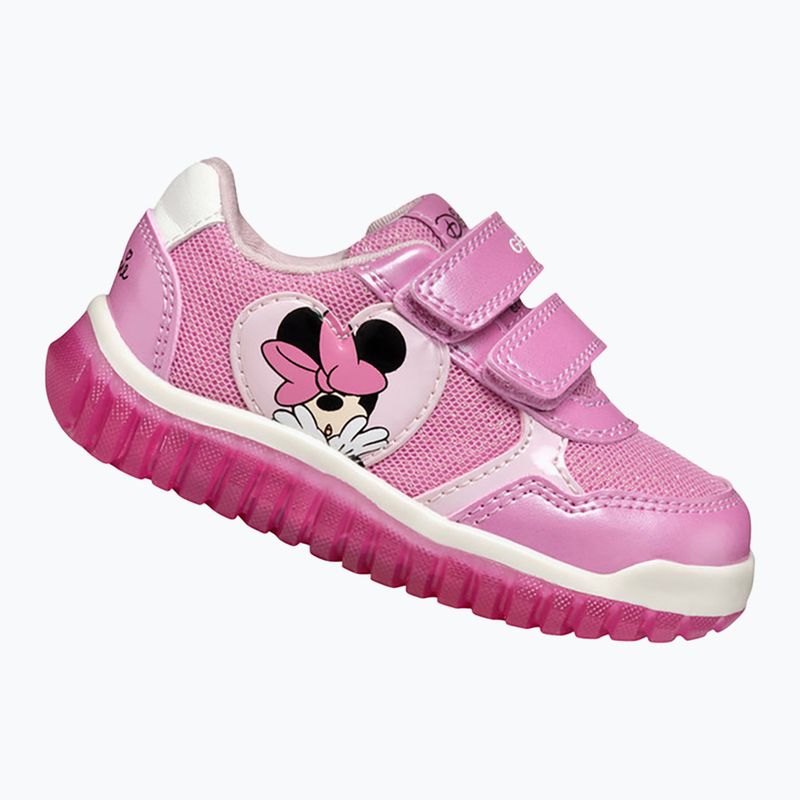 Scarpe Geox Lightyloo rosa scuro per bambini 11