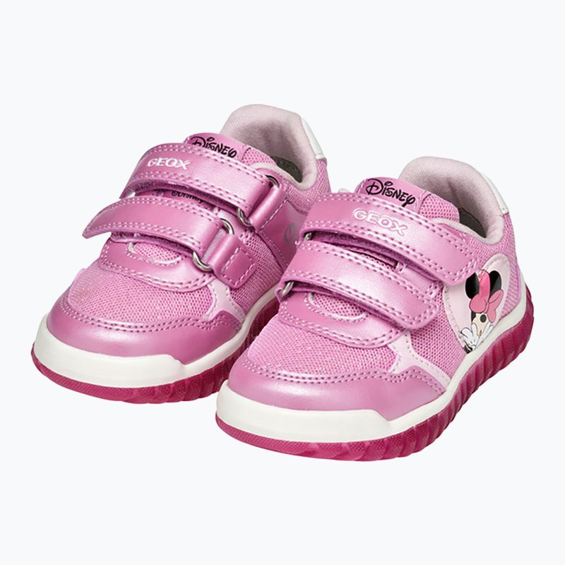 Scarpe Geox Lightyloo rosa scuro per bambini 16
