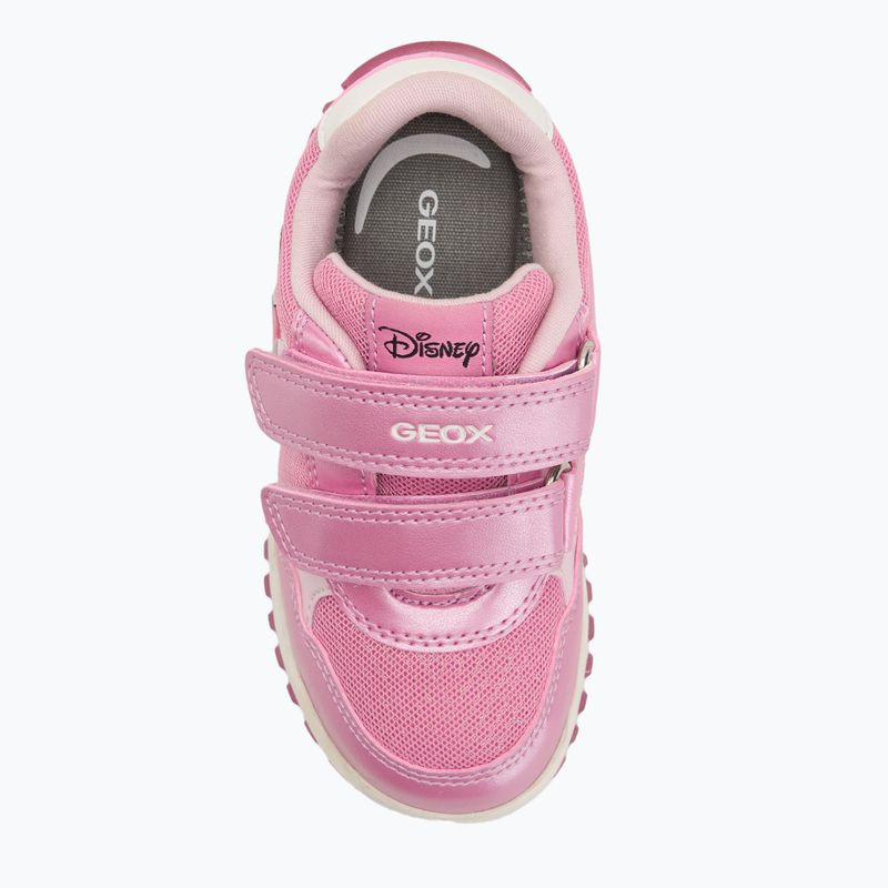 Scarpe Geox Lightyloo rosa scuro per bambini 5