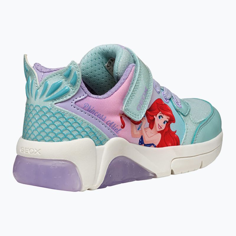 Geox Fadinlight verde mare/lilla scarpe da bambino 11
