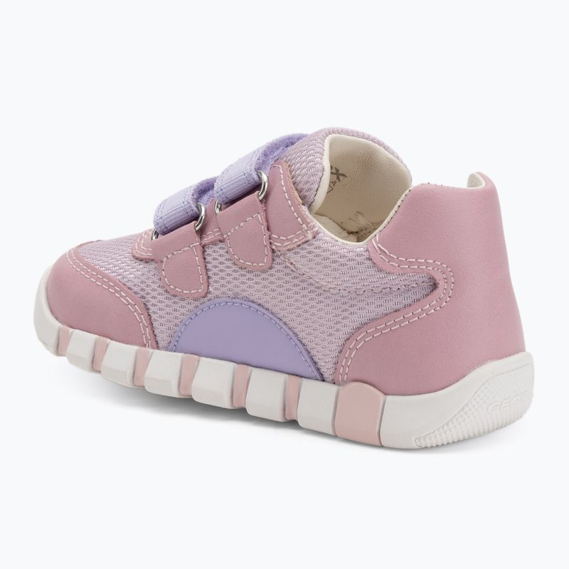 Scarpe Geox Iupidoo rosa/lilla per bambini 3