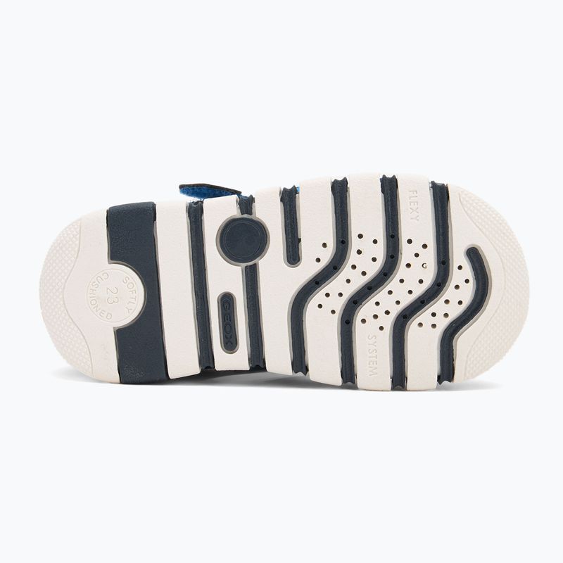 Geox Iupidoo sandali per bambini blu/giallo fluo 4