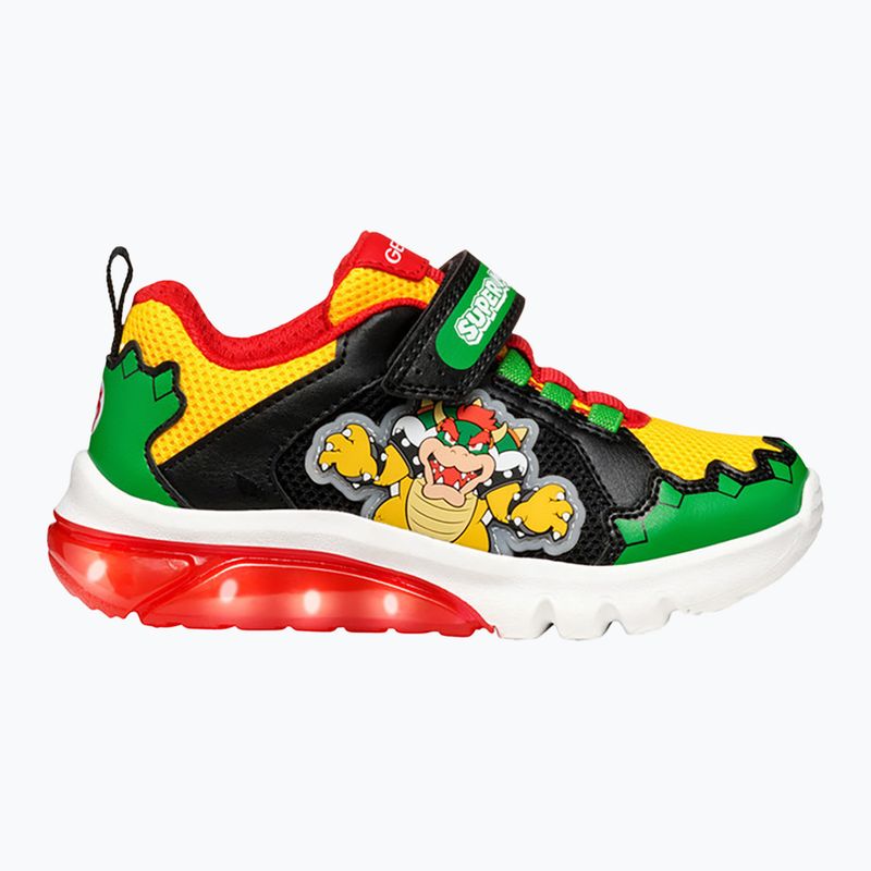 Scarpe Geox Ciberdron verde/rosso scuro per bambini 10