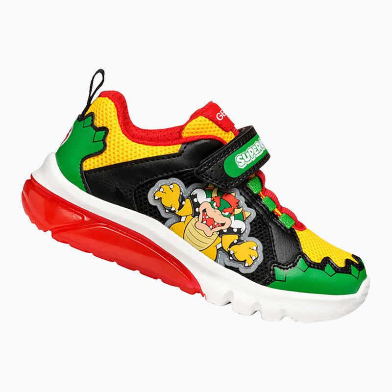 Scarpe Geox Ciberdron verde/rosso scuro per bambini 11