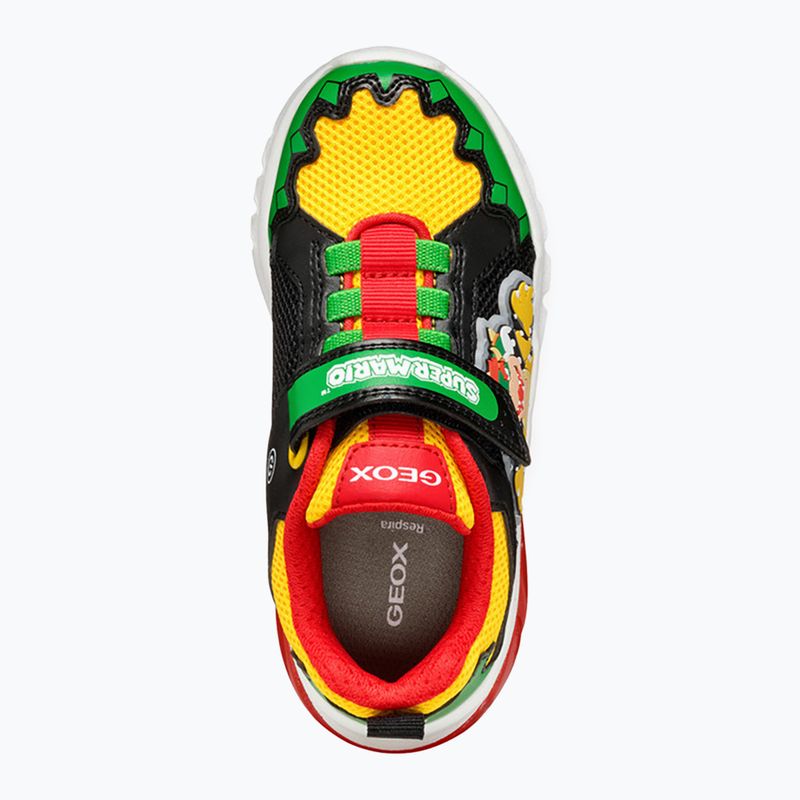 Scarpe Geox Ciberdron verde/rosso scuro per bambini 15