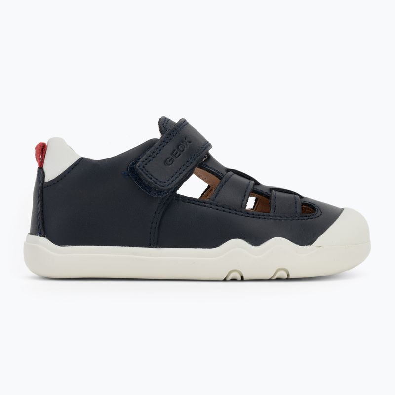 Geox Steppieup navy/bianco scarpe da bambino a piedi nudi 2