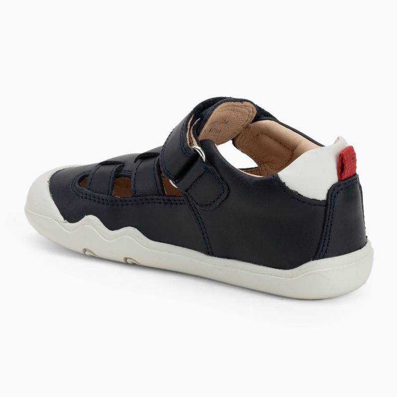 Geox Steppieup navy/bianco scarpe da bambino a piedi nudi 3