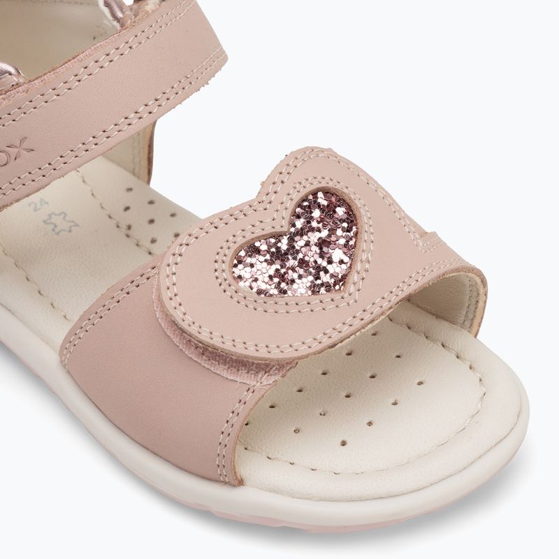 Sandali Geox Verred rosa chiaro per bambini 7