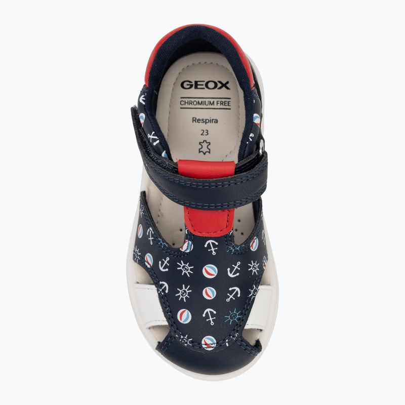 Geox Zapito, sandali da bambino rosso/marino 5