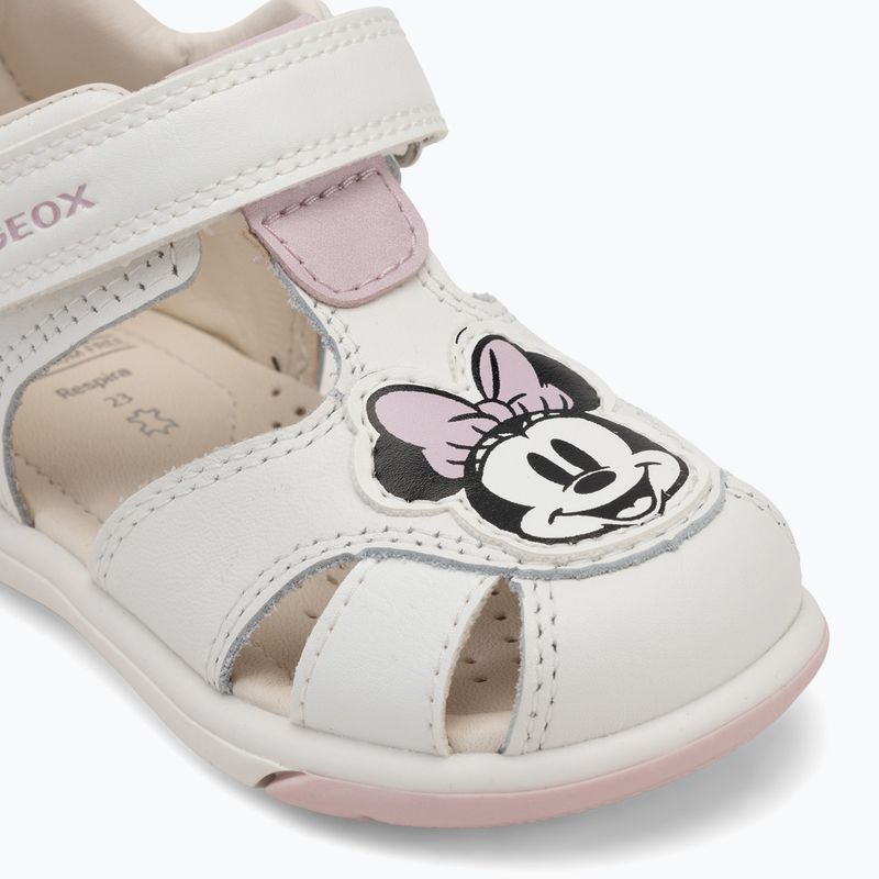 Geox Zapito, sandali per bambini bianco/rosa 7