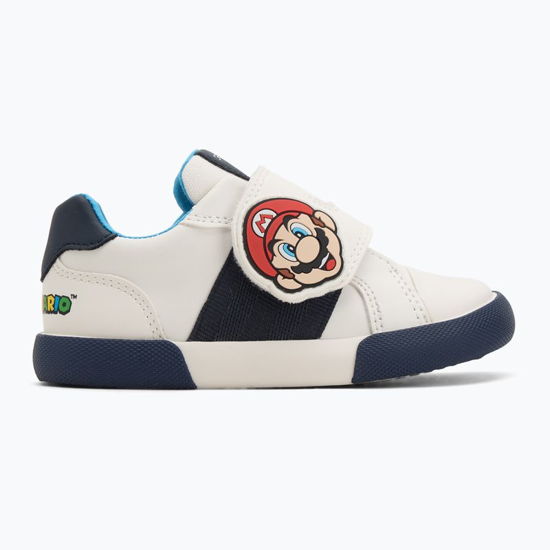 Geox Gisli scarpe da bambino bianco/navy/arancio 2
