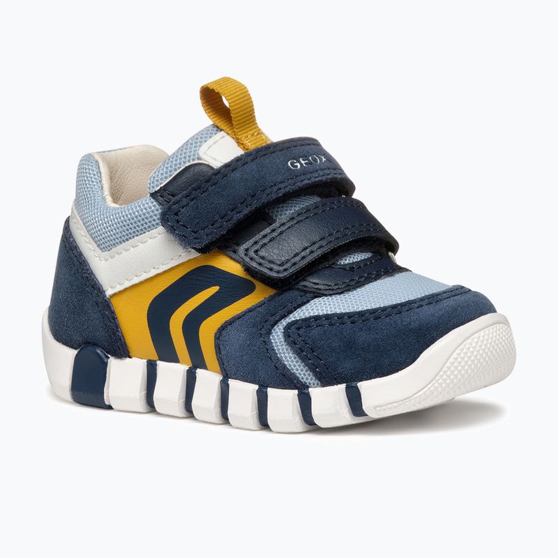 Geox Iupidoo scarpe per bambini navy/chreyellow