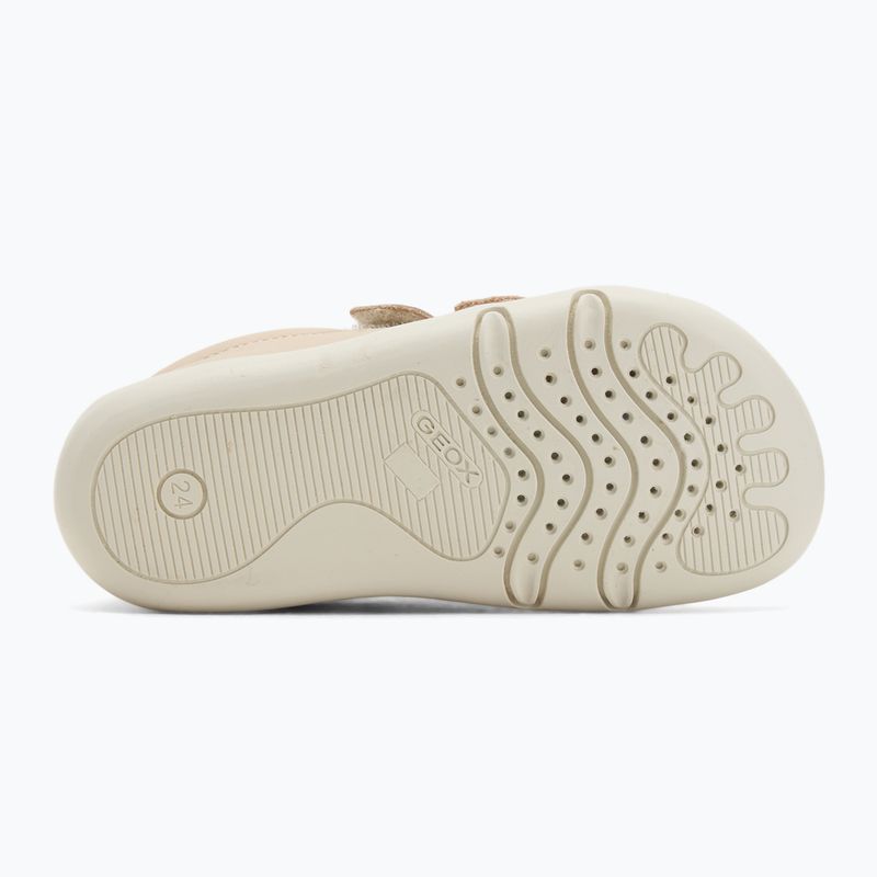 Geox Steppieup avorio chiaro scarpe a piedi nudi per bambini 4