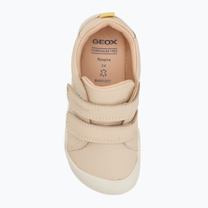 Geox Steppieup avorio chiaro scarpe a piedi nudi per bambini 5