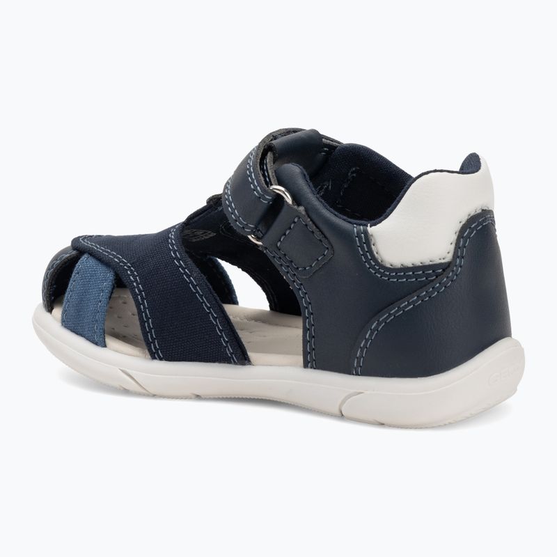 Geox Zapito, sandali da bambino bianco/marino 3