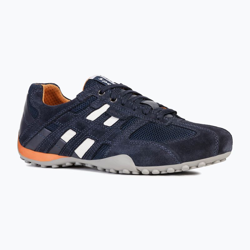 Geox Snake, scarpe da uomo blu oceano 8